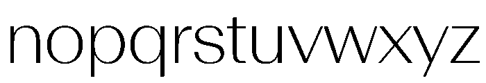 AntarcticaVAR ExtraLightContrast Instance Font LOWERCASE