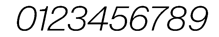 AntarcticaVAR ExtraLightItalic Instance Font OTHER CHARS