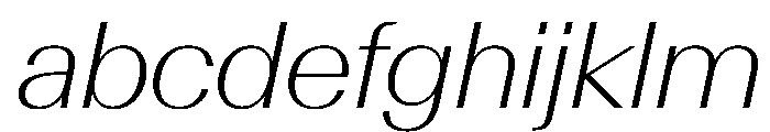 AntarcticaVAR ExtraLightItalicContrast Instance FONT