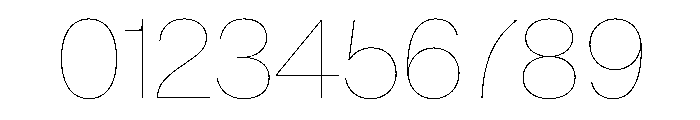 AntarcticaVAR Hairline Instance Font OTHER CHARS