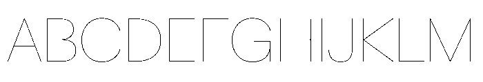 AntarcticaVAR Hairline Instance Font UPPERCASE