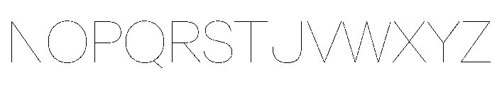 AntarcticaVAR HairlineContrast Instance Font UPPERCASE