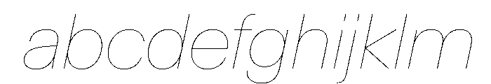 AntarcticaVAR HairlineItalic Instance FONT