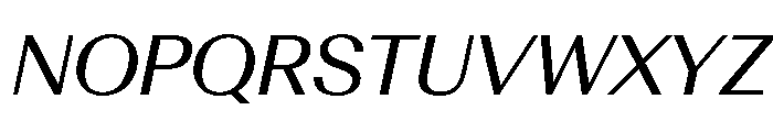 AntarcticaVAR ItalicContrast Instance Font UPPERCASE