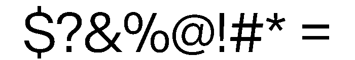 AntarcticaVAR Light Instance Font OTHER CHARS