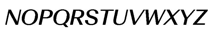 AntarcticaVAR MediumItalicContrast Instance Font UPPERCASE