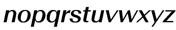 AntarcticaVAR MediumItalicContrast Instance Font LOWERCASE