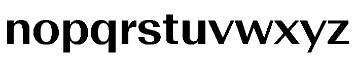 AntarcticaVAR SemiBoldContrast Instance Font LOWERCASE