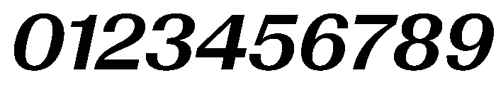 AntarcticaVAR SemiBoldItalicContrast Instance Font OTHER CHARS