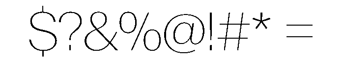 AntarcticaVAR ThinContrast Instance Font OTHER CHARS