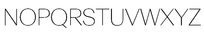 AntarcticaVAR ThinContrast Instance Font UPPERCASE