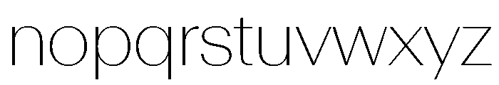AntarcticaVAR ThinContrast Instance Font LOWERCASE