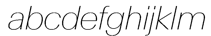 AntarcticaVAR ThinItalicContrast Instance FONT