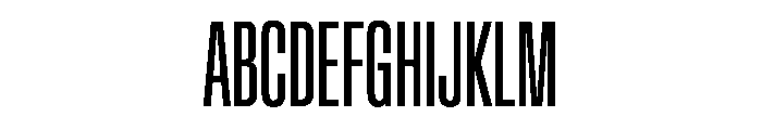 AntarcticaVAR UltraCondensed Instance Font UPPERCASE