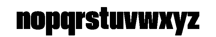 AntarcticaVAR UltraCondensedBlack Instance Font LOWERCASE
