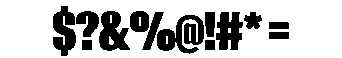 AntarcticaVAR UltraCondensedBlackContrast Instance Font OTHER CHARS
