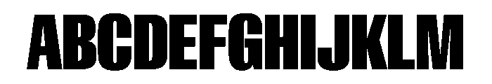 AntarcticaVAR UltraCondensedBlackContrast Instance Font UPPERCASE