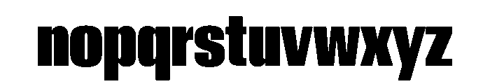 AntarcticaVAR UltraCondensedBlackContrast Instance Font LOWERCASE
