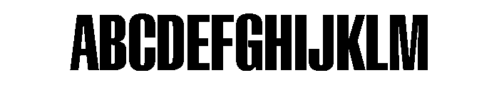 AntarcticaVAR UltraCondensedBoldContrast Instance Font UPPERCASE