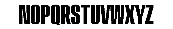 AntarcticaVAR UltraCondensedBoldContrast Instance Font UPPERCASE