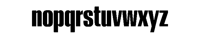 AntarcticaVAR UltraCondensedBoldContrast Instance Font LOWERCASE