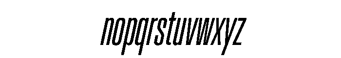 AntarcticaVAR UltraCondensedBookItalic Instance Font LOWERCASE