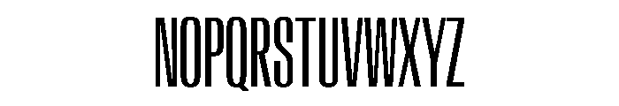 AntarcticaVAR UltraCondensedContrast Instance Font UPPERCASE