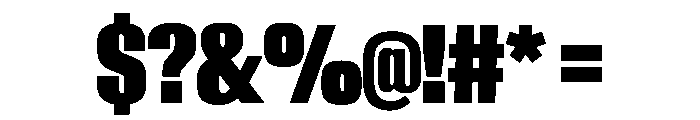 AntarcticaVAR UltraCondensedExtraBlackContrast Instance Font OTHER CHARS