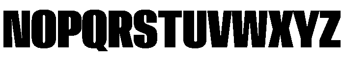 AntarcticaVAR UltraCondensedExtraBlackContrast Instance Font UPPERCASE