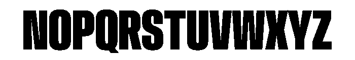 AntarcticaVAR UltraCondensedExtraBold Instance Font UPPERCASE