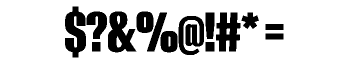 AntarcticaVAR UltraCondensedExtraBoldContrast Instance Font OTHER CHARS