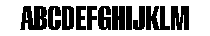 AntarcticaVAR UltraCondensedExtraBoldContrast Instance Font UPPERCASE