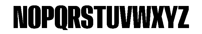 AntarcticaVAR UltraCondensedExtraBoldContrast Instance Font UPPERCASE