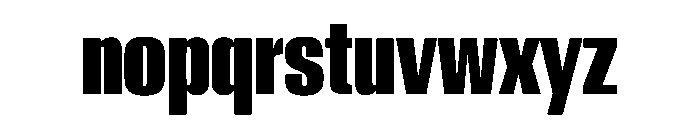 AntarcticaVAR UltraCondensedExtraBoldContrast Instance Font LOWERCASE