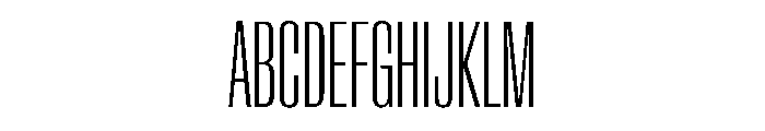 AntarcticaVAR UltraCondensedExtraLightContrast Instance Font UPPERCASE