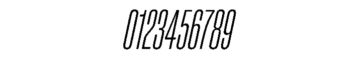 AntarcticaVAR UltraCondensedExtraLightItalic Instance Font OTHER CHARS