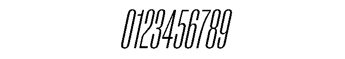 AntarcticaVAR UltraCondensedExtraLightItalicContrast Instance Font OTHER CHARS