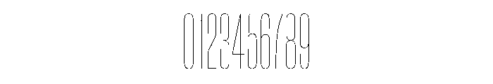 AntarcticaVAR UltraCondensedHairline Instance Font OTHER CHARS