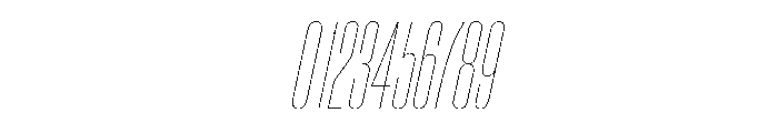 AntarcticaVAR UltraCondensedHairlineItalic Instance Font OTHER CHARS