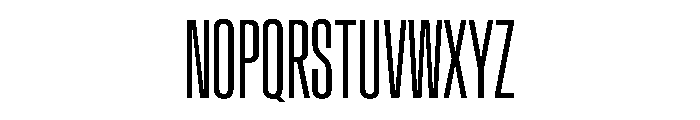 AntarcticaVAR UltraCondensedLight Instance Font UPPERCASE