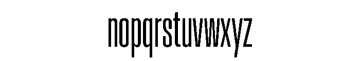 AntarcticaVAR UltraCondensedLight Instance Font LOWERCASE