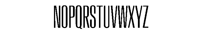 AntarcticaVAR UltraCondensedLightContrast Instance Font UPPERCASE
