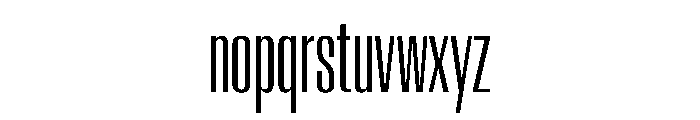 AntarcticaVAR UltraCondensedLightContrast Instance Font LOWERCASE