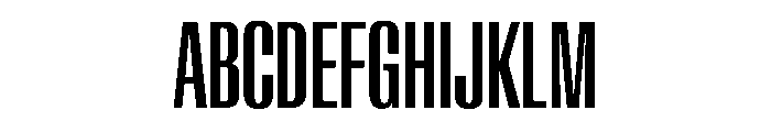 AntarcticaVAR UltraCondensedMediumContrast Instance Font UPPERCASE