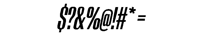 AntarcticaVAR UltraCondensedMediumItalicContrast Instance Font OTHER CHARS