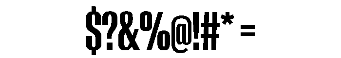 AntarcticaVAR UltraCondensedSemiBoldContrast Instance Font OTHER CHARS