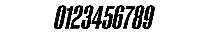 AntarcticaVAR UltraCondensedSemiBoldItalicContrast Instance Font OTHER CHARS