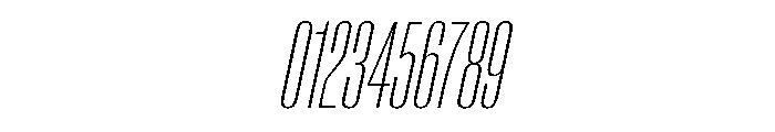 AntarcticaVAR UltraCondensedThinItalicContrast Instance Font OTHER CHARS