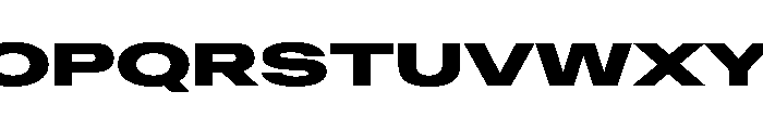 AntarcticaVAR UltraExpandedBlack Instance Font UPPERCASE