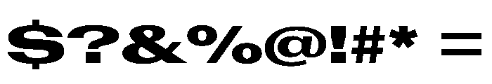 AntarcticaVAR UltraExpandedBlackContrast Instance Font OTHER CHARS
